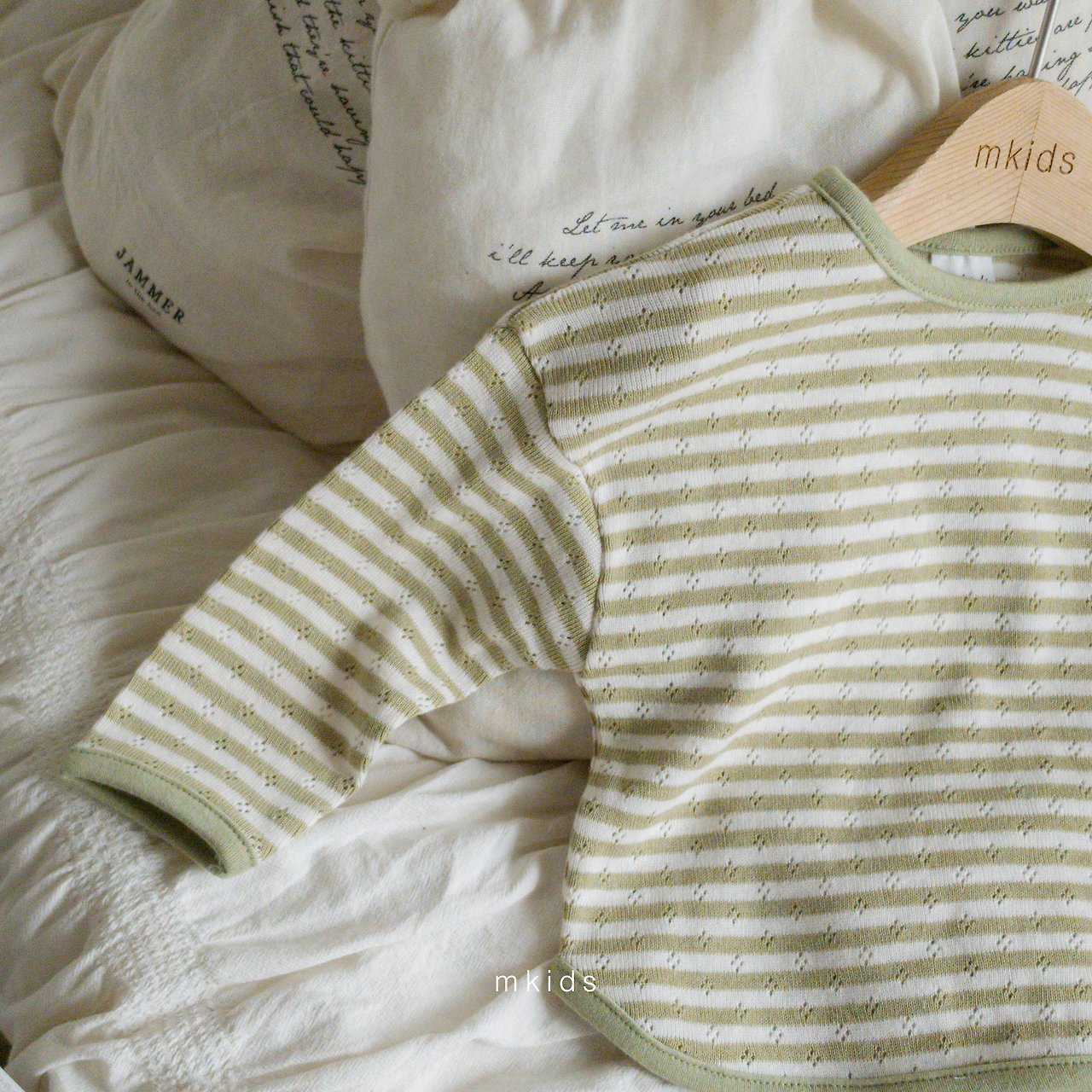 ［mkids］Bonbon stripe tops