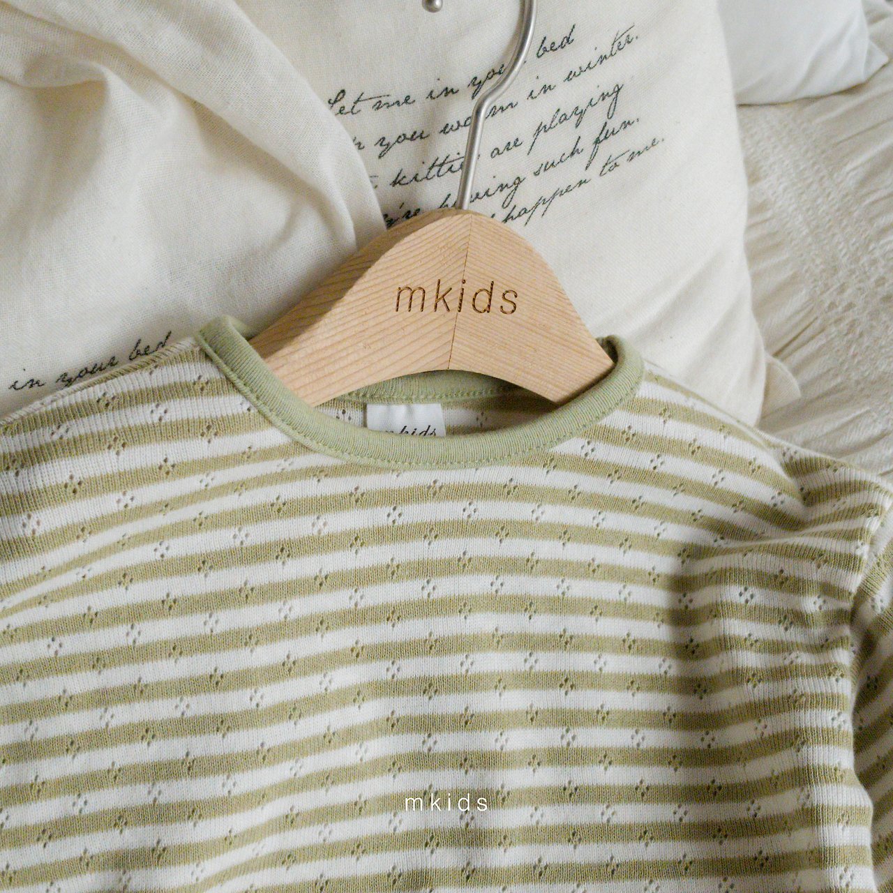 ［mkids］Bonbon stripe tops