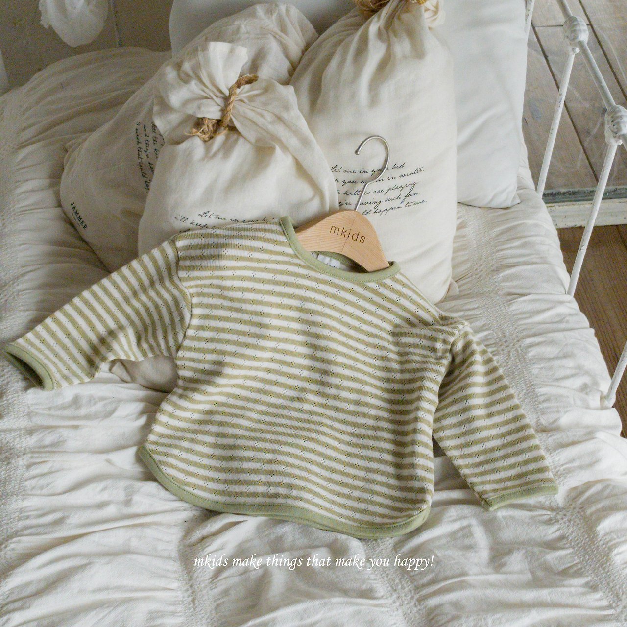 ［mkids］Bonbon stripe tops