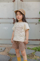 ［OREN］Rosie flower ribbon paper bucket hat