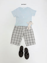 ［puipui］Brody check pants