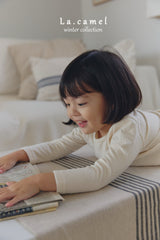 ［La.camel］Cottage eyelet tee