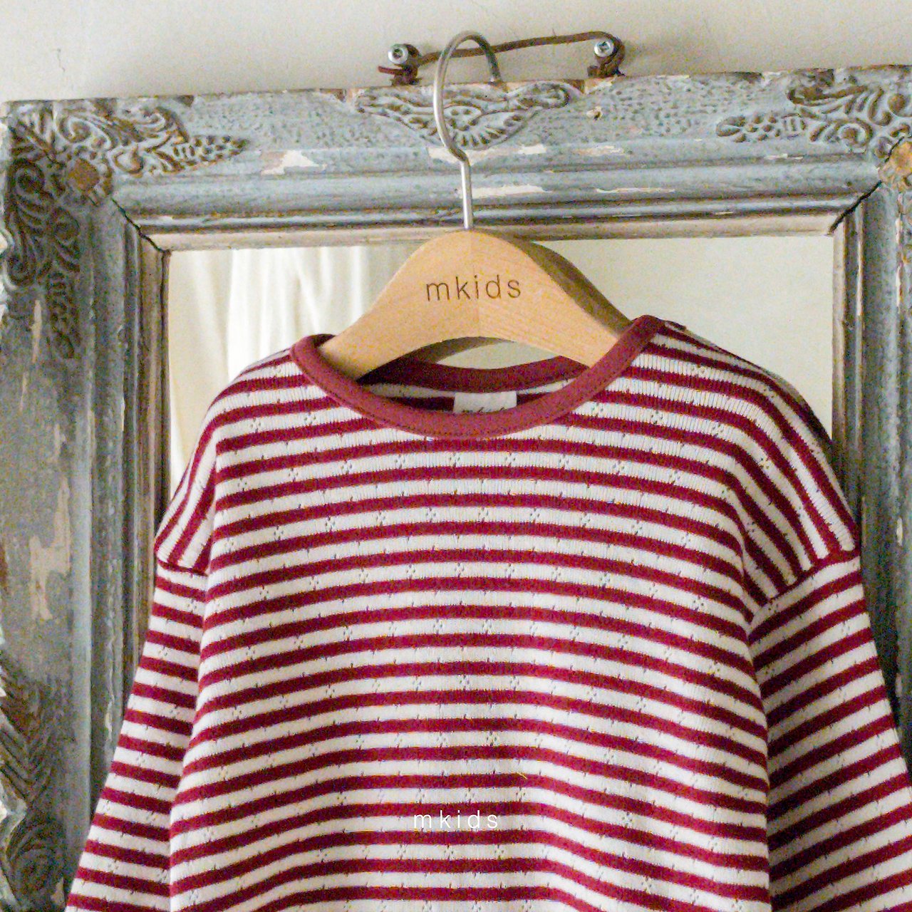 ［mkids］Bonbon stripe tops