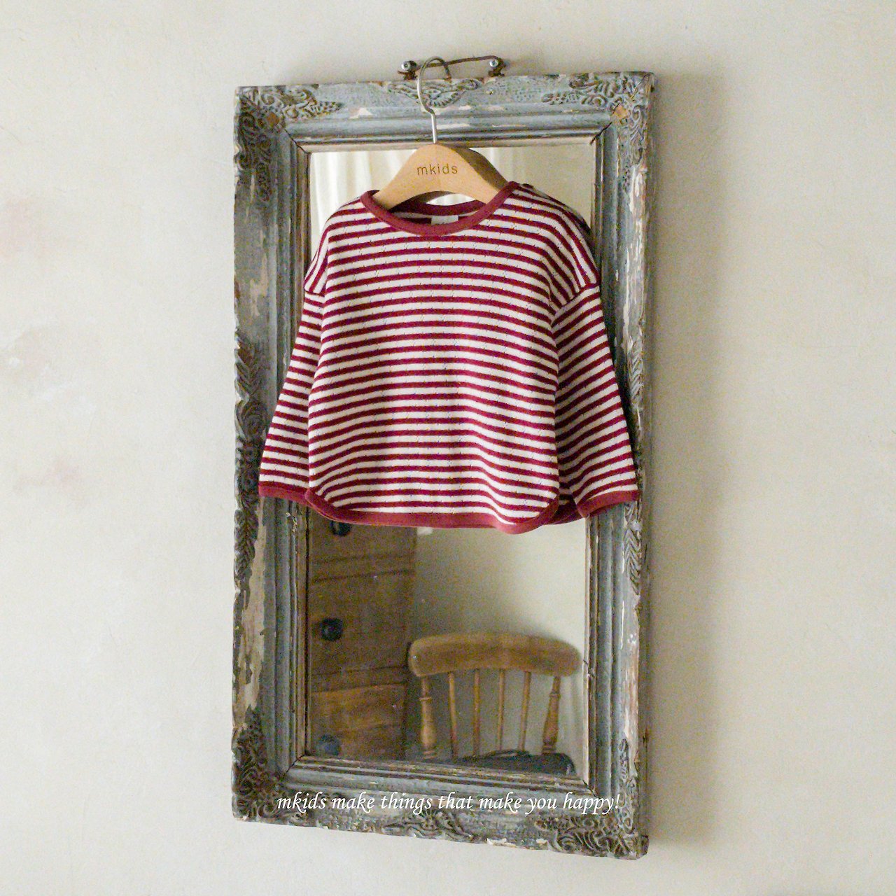 ［mkids］Bonbon stripe tops