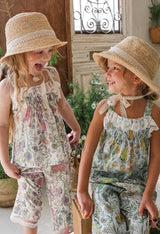 ［FLO］Aris lace straw hat