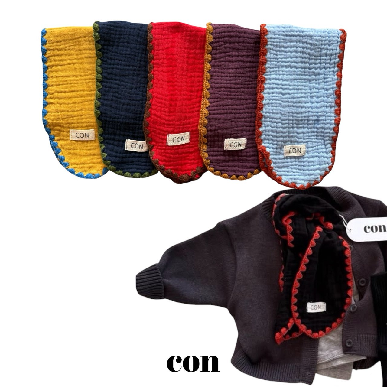 ［con］Rough gauze muffler