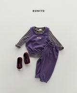 ［Bonito］Sugar stripe rib tee