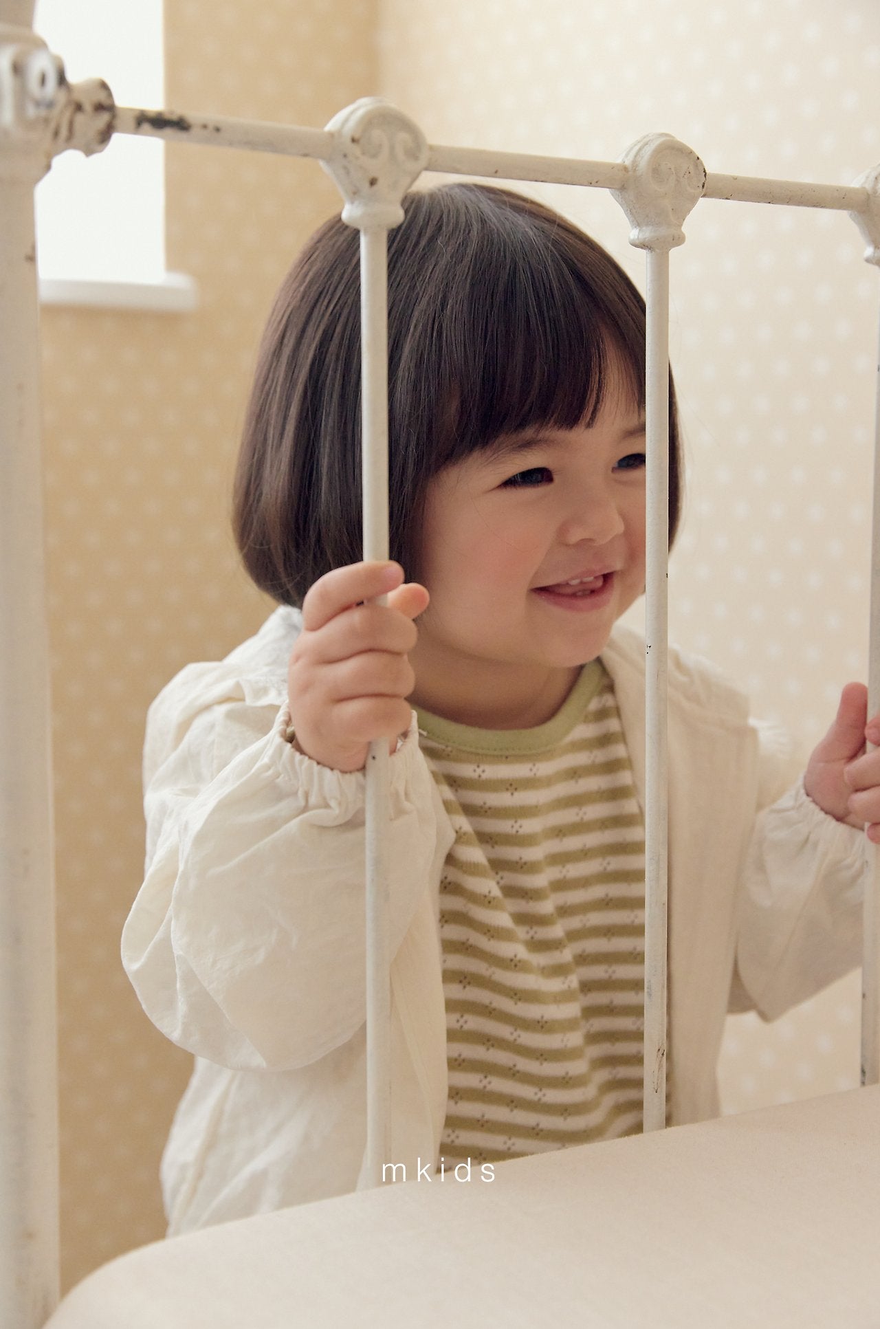 ［mkids］Bonbon stripe tops