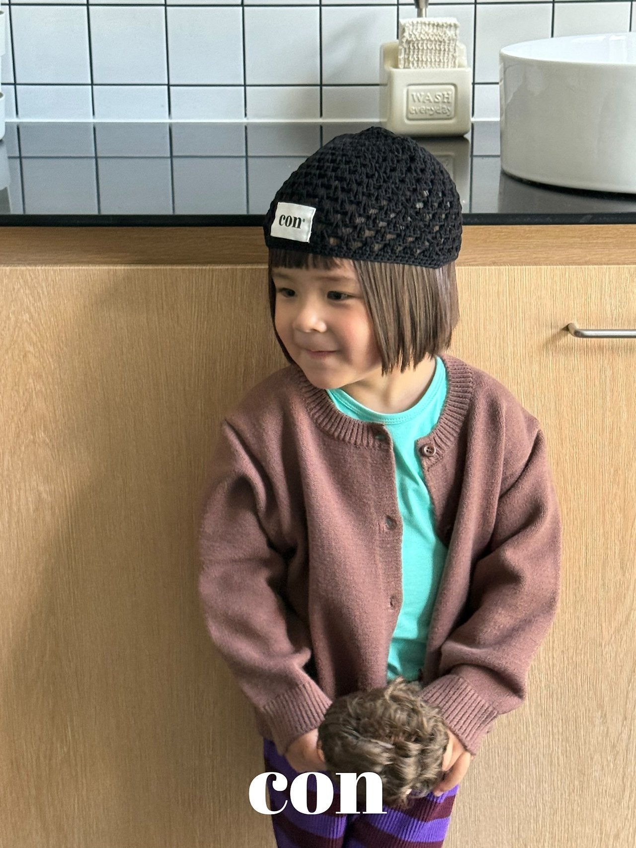 ［con］Handmade con beanie