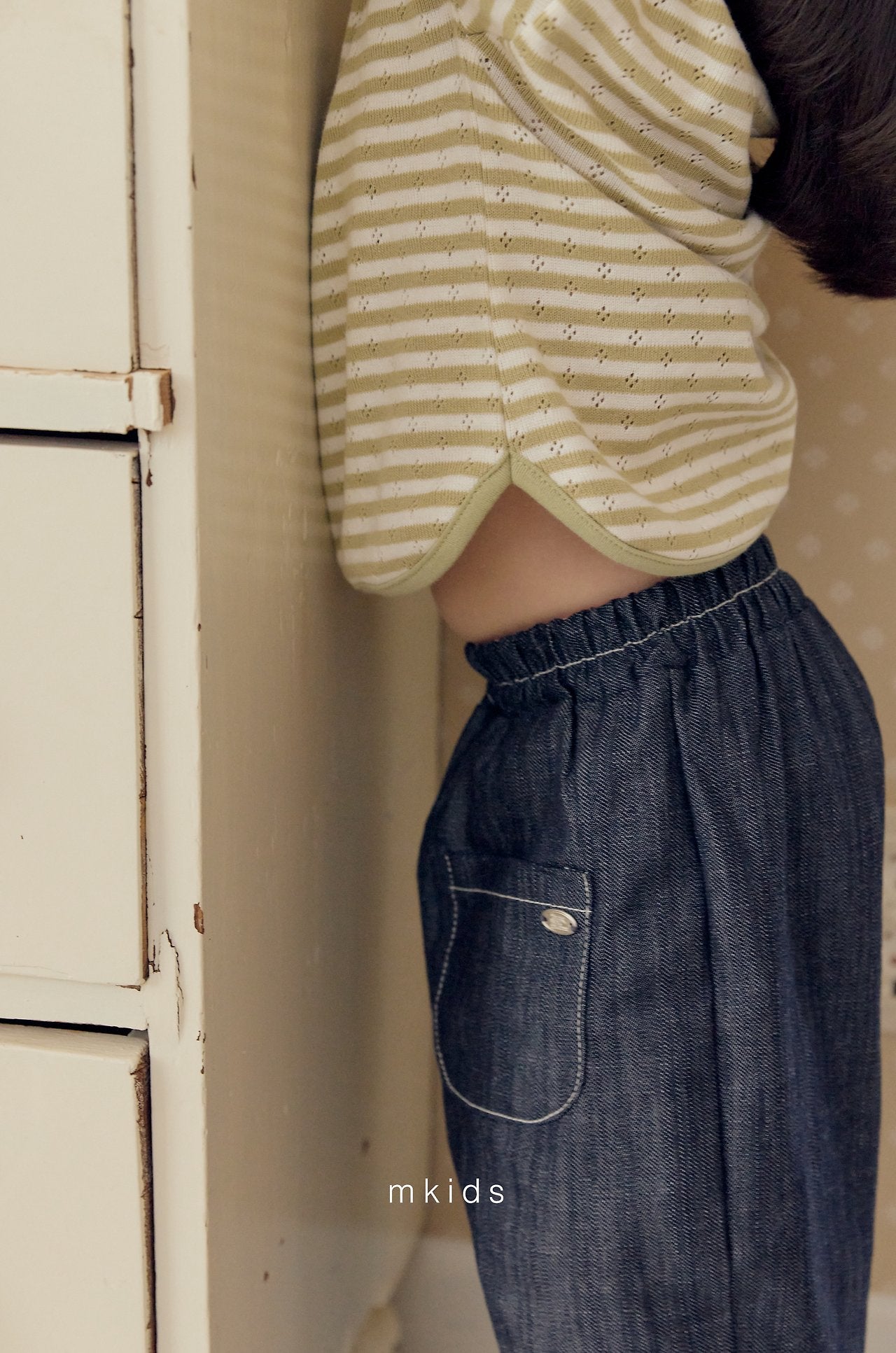 ［mkids］Bonbon stripe tops