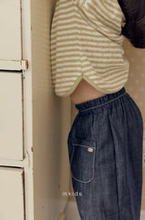 ［mkids］Bonbon stripe tops