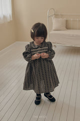 ［The beige］Smock Dress