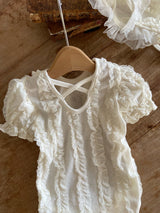 ［Anne shirley］Claudine rompers (bonnet set)