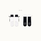［bebenine］Nine Ribbon Knee Socks Set