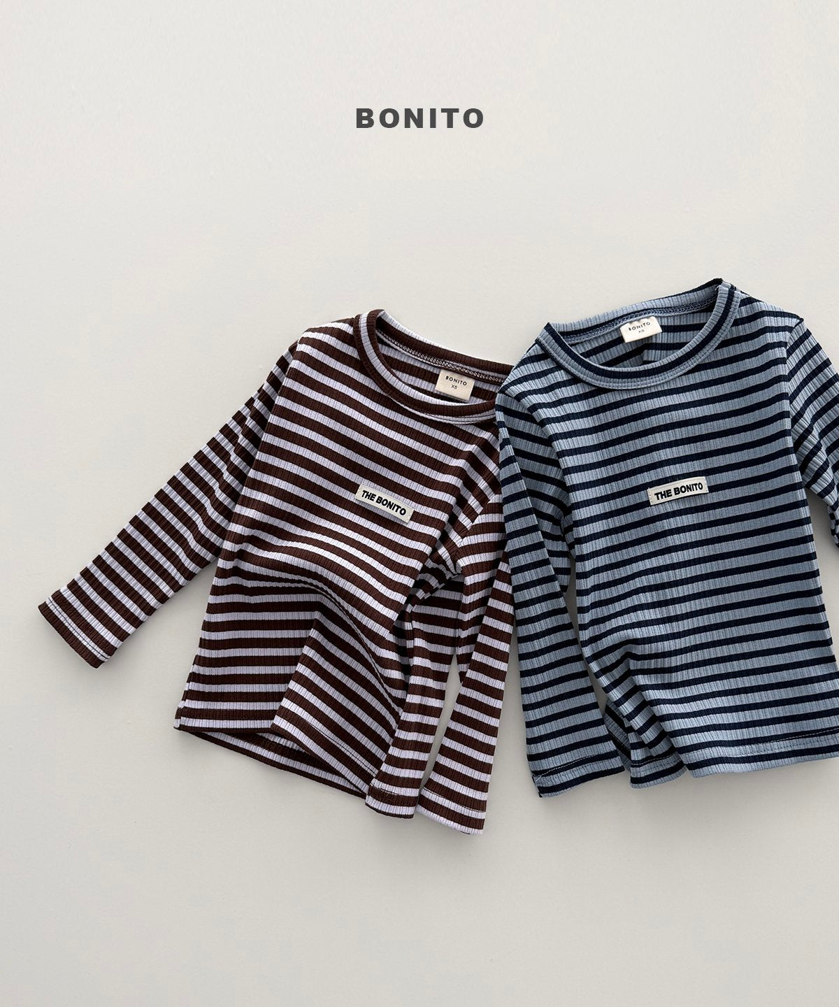 ［Bonito］Sugar stripe rib tee