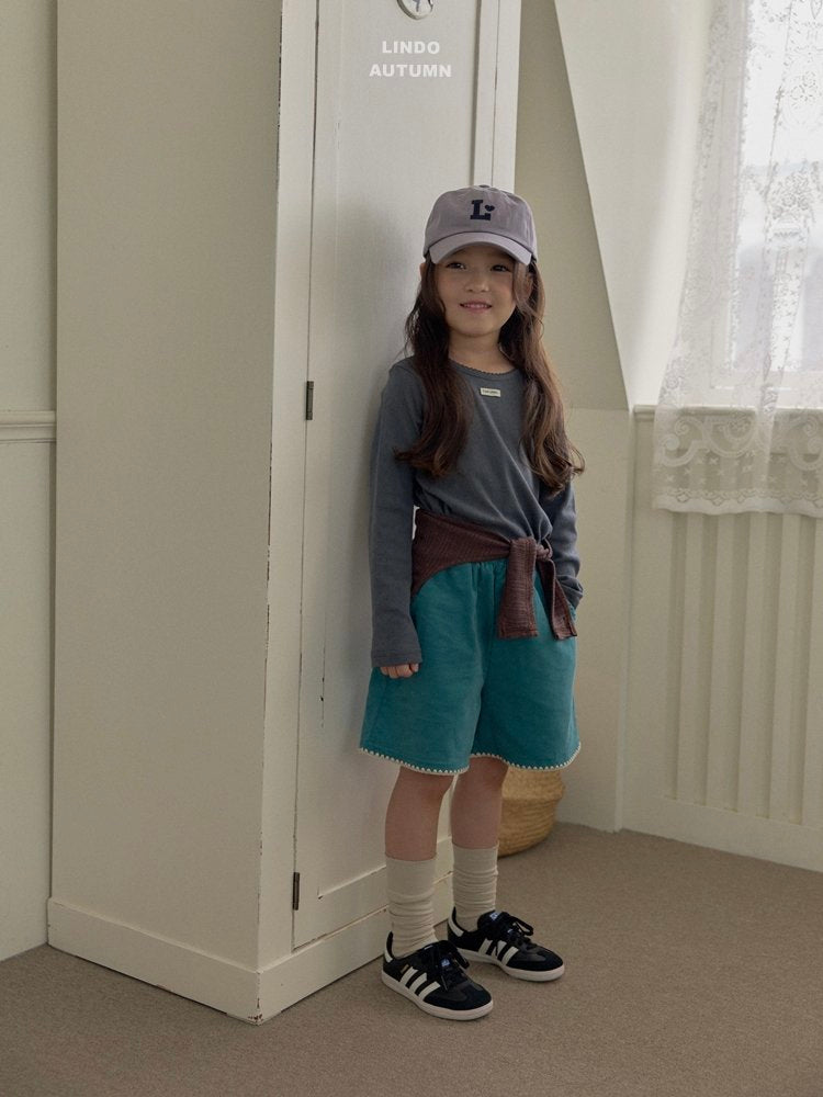 ［LINDO］Corduroy mellow short pants