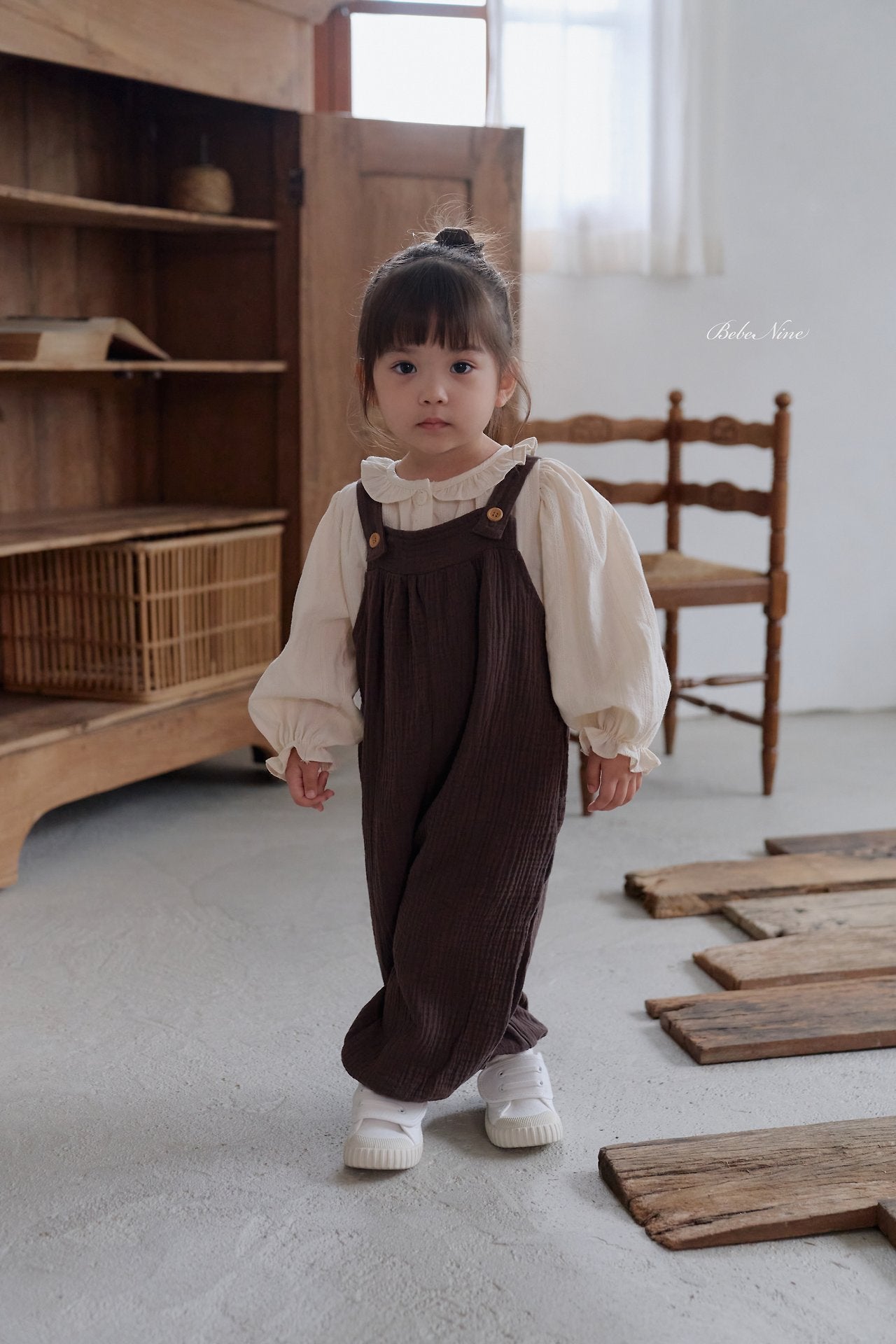 ［bebenine］Jay Suspender Pants