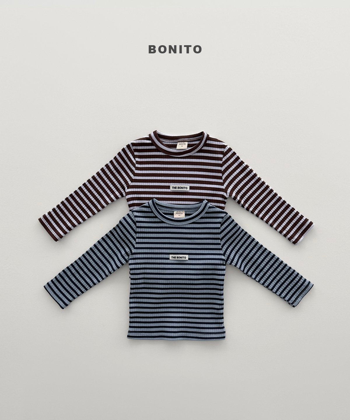 ［Bonito］Sugar stripe rib tee