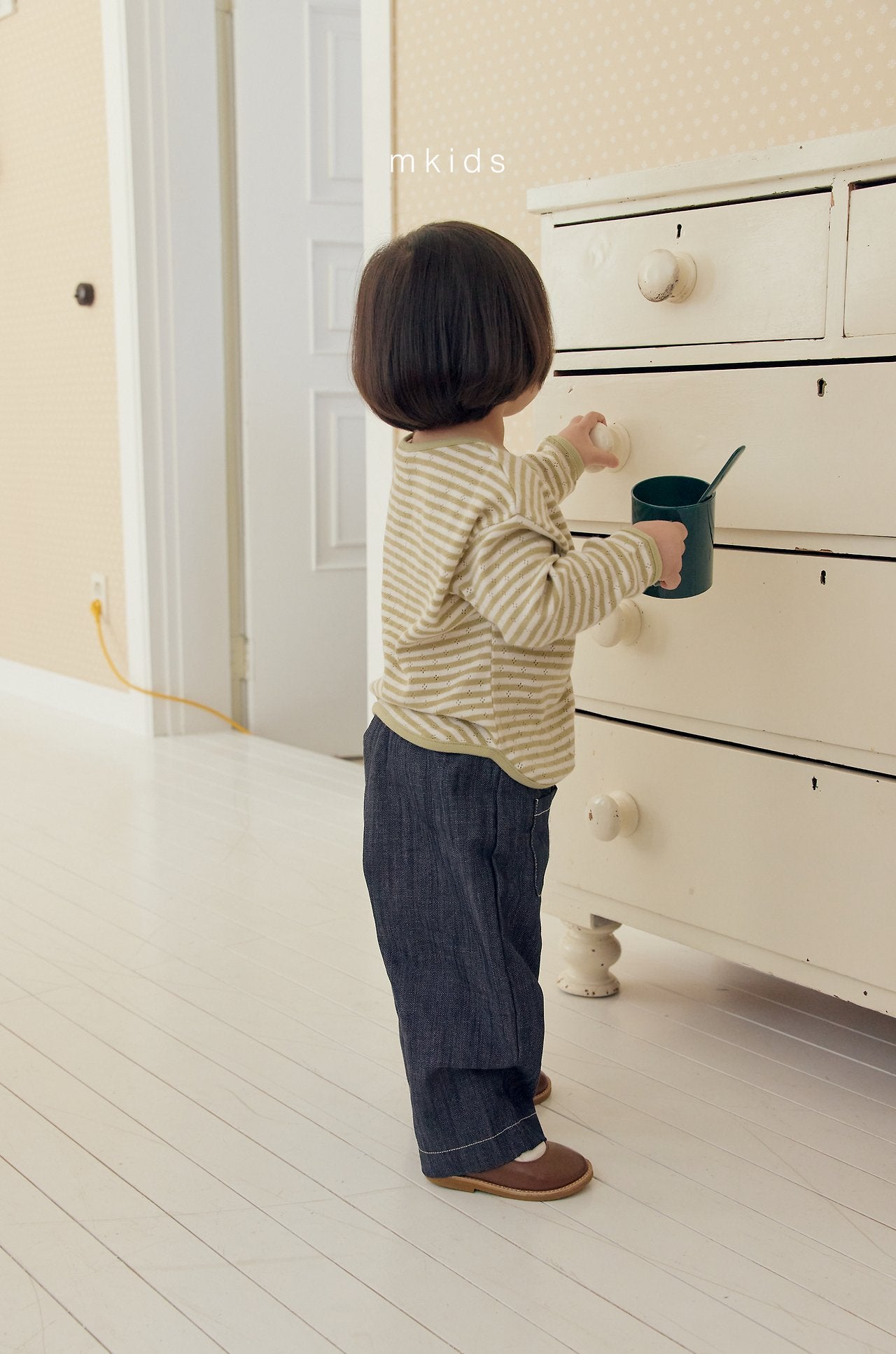［mkids］Bonbon stripe tops