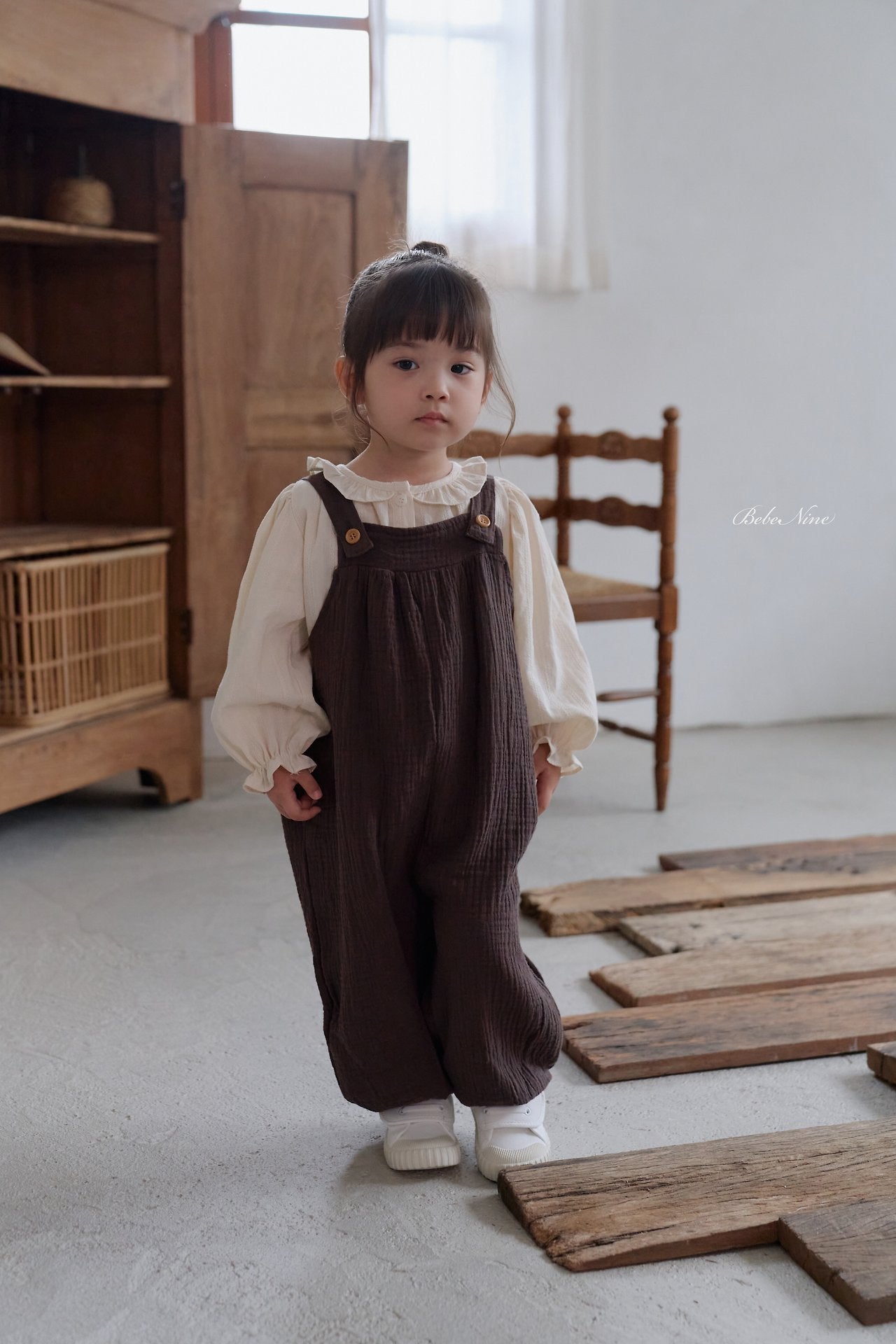 ［bebenine］Jay Suspender Pants