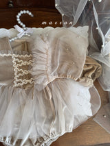 ［marron］Pearl bonnet