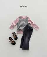 ［Bonito］Flare span denim pants