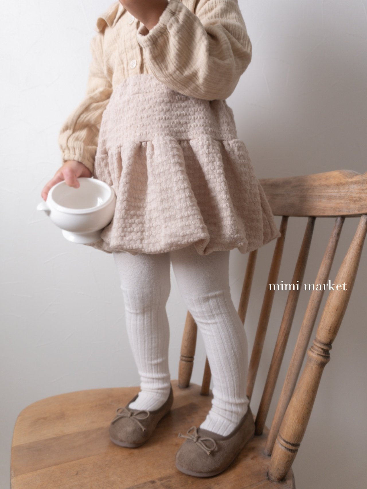［mimi market］Knit balloon skirt