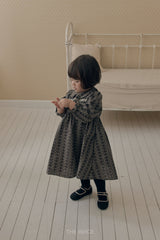 ［The beige］Smock Dress