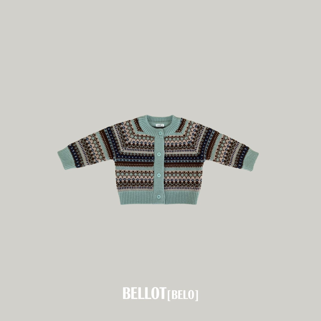 ［BELLOT］Nordic cashmere cardigan (kids)