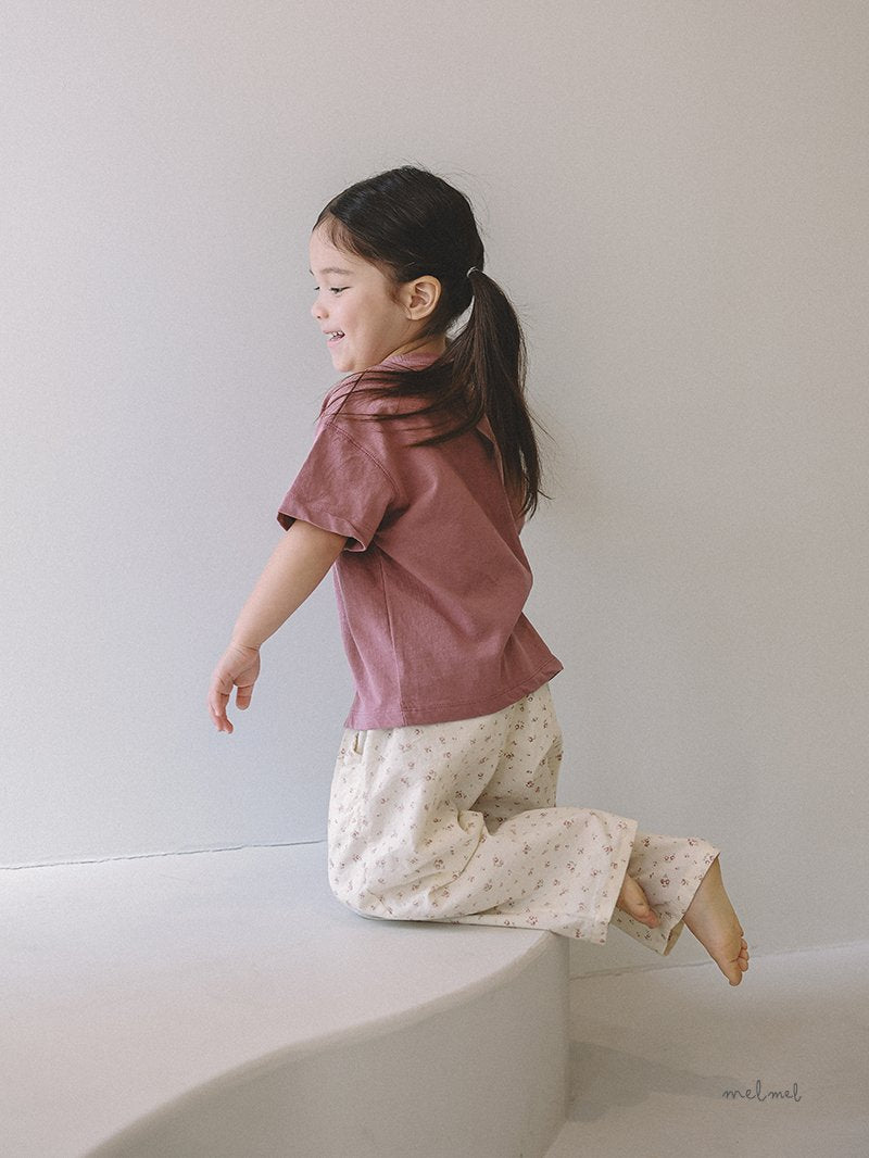 ［melmel］Flower pants