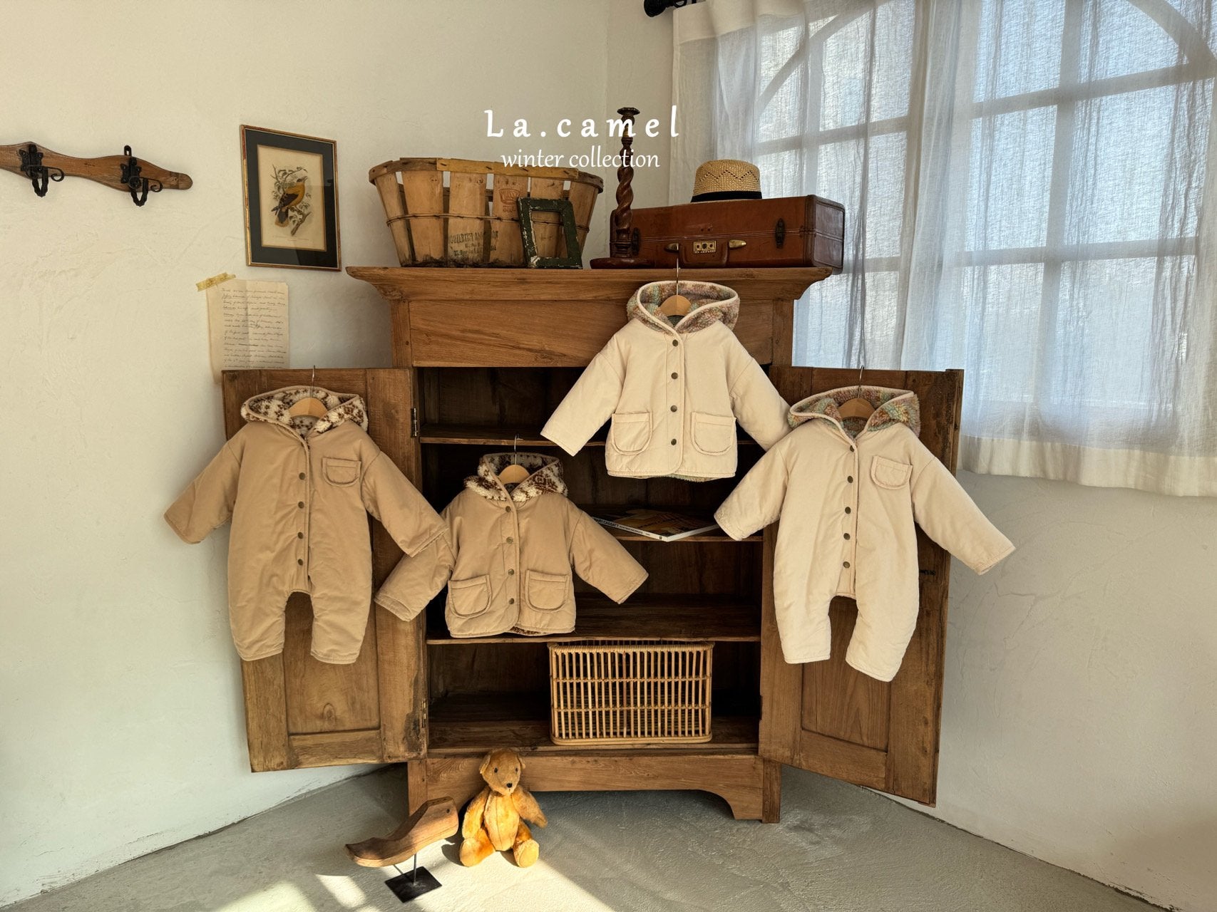 ［La.camel］Candy  reversible padding suit