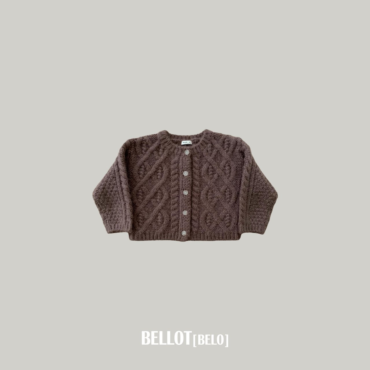 ［BELLOT］Alpha wool cardigan (kids)