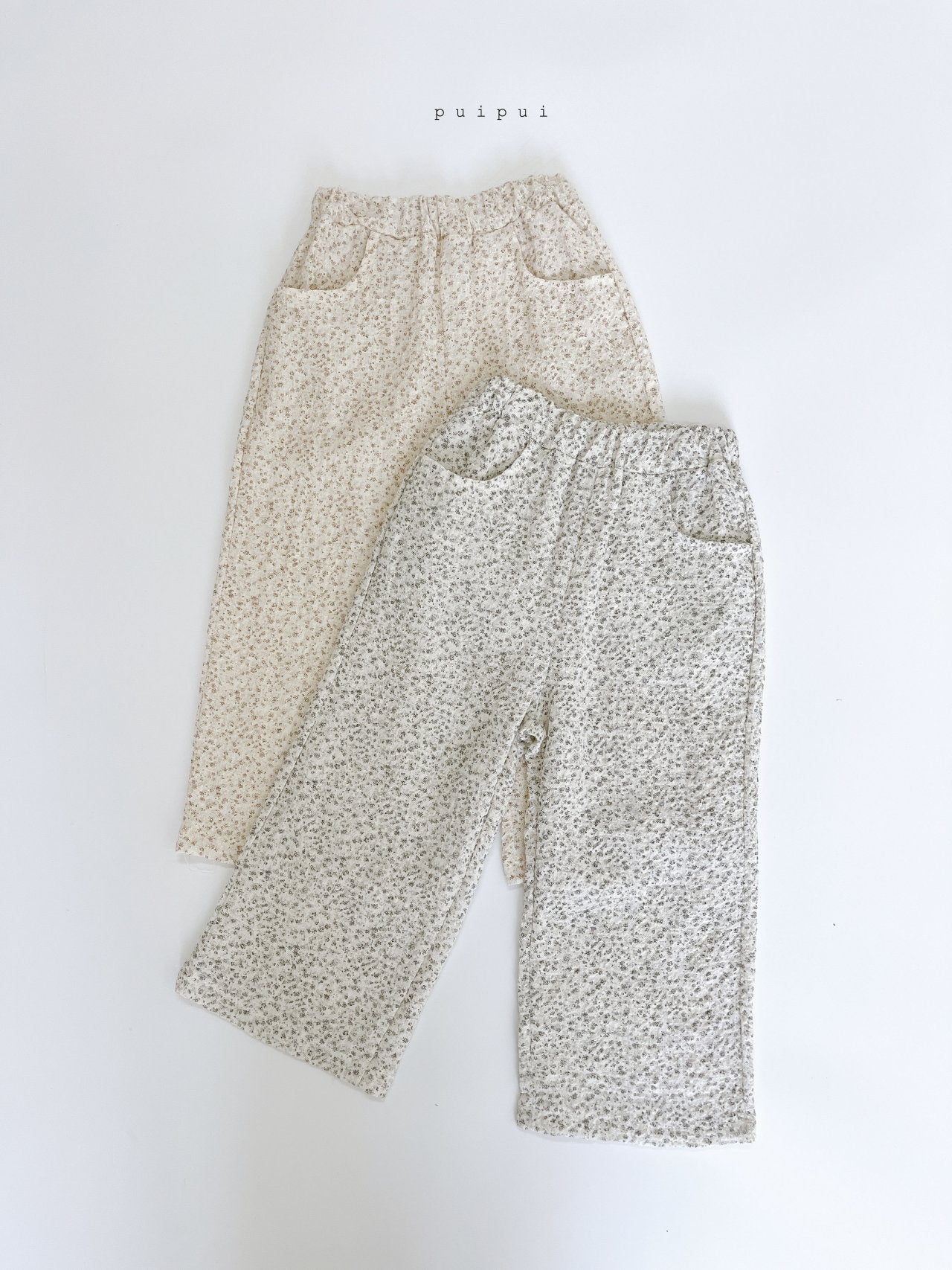 ［puipui］Mist flower pants