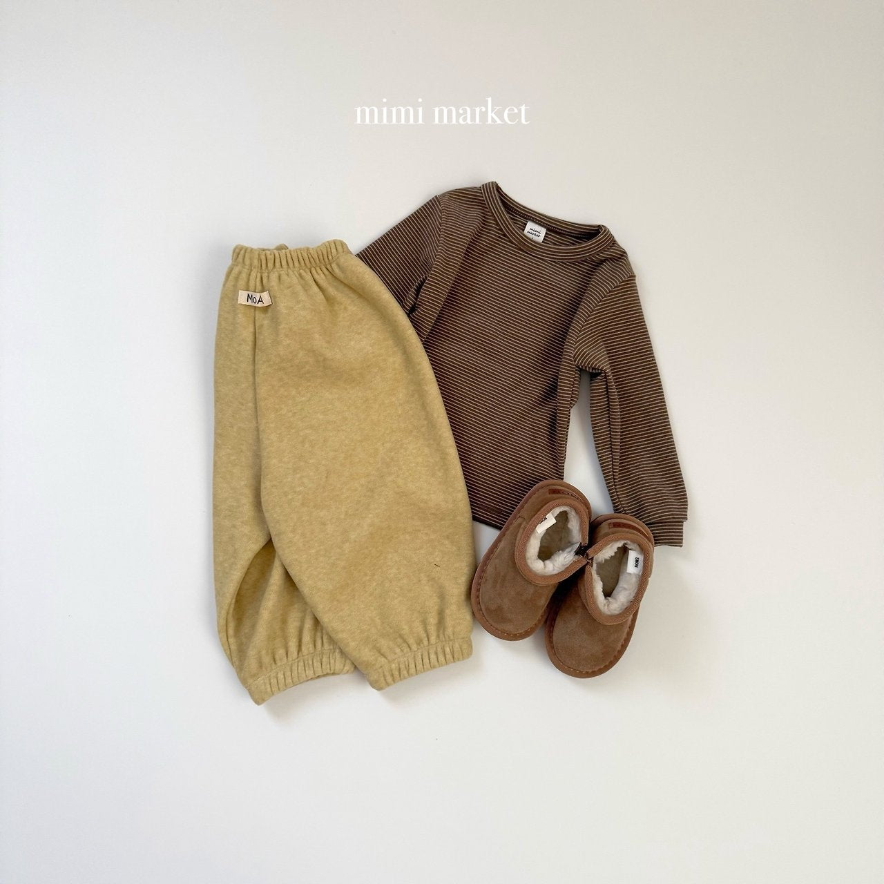 [mimi market] Mink terry pants