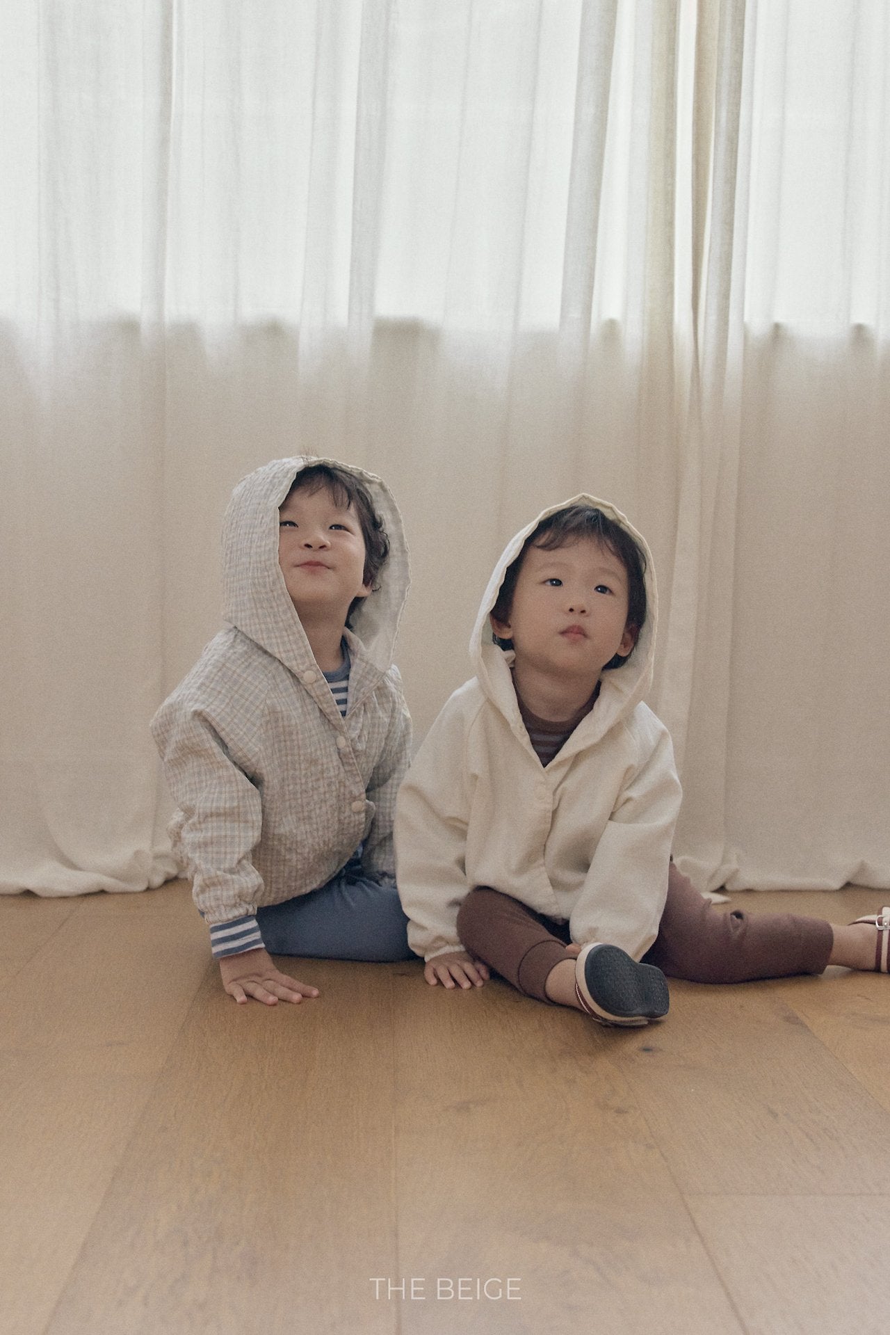 ［The beige］Bear Jumper