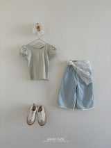 ［aladin］Lace denim pants