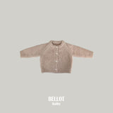 ［BELLOT］Curly alpaca cardigan (baby)