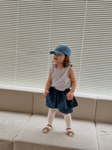 ［onu］Denim skirt pants