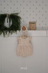 ［ROA］Boa wing rompers & ear muffler