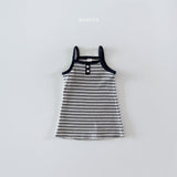 ［Bonito］Stripe sleeveless one-piece