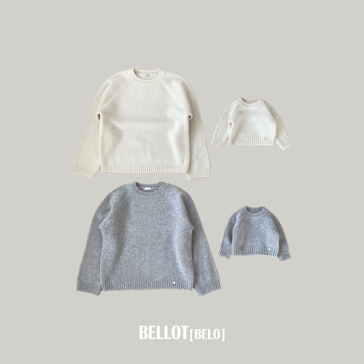 ［BELLOT］Via wool knit (mom)