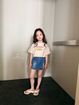 ［comma］Weekend crop tee