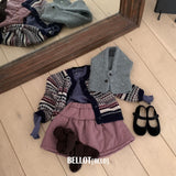 ［BELLOT］Bobo check skirt (kids)