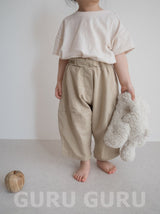 ［guruguru］Curve cotton pants