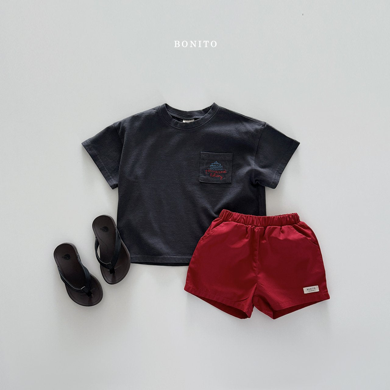 ［Bonito］Sailing vessel pocket tee