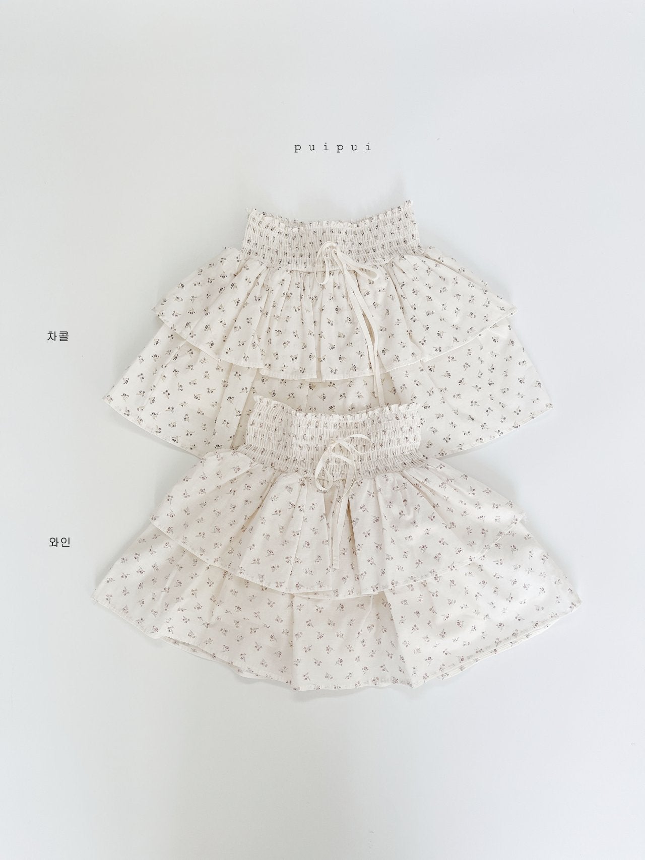 ［puipui］Petit flower skirt