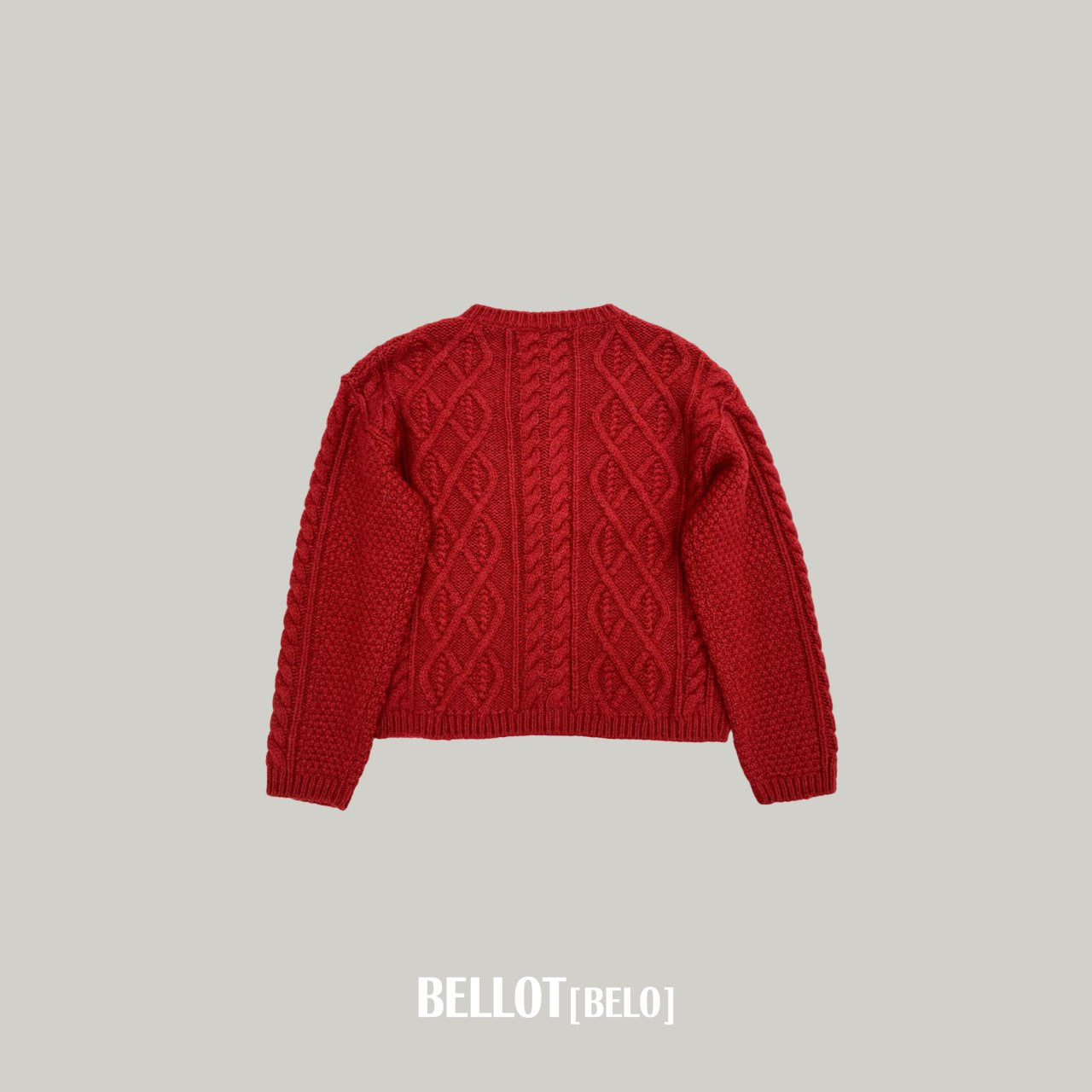 ［BELLOT］Alpha wool cardigan (mom)