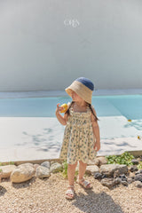 ［OREN］Tow tone paper bucket hat