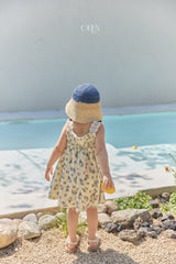 ［OREN］Tow tone paper bucket hat