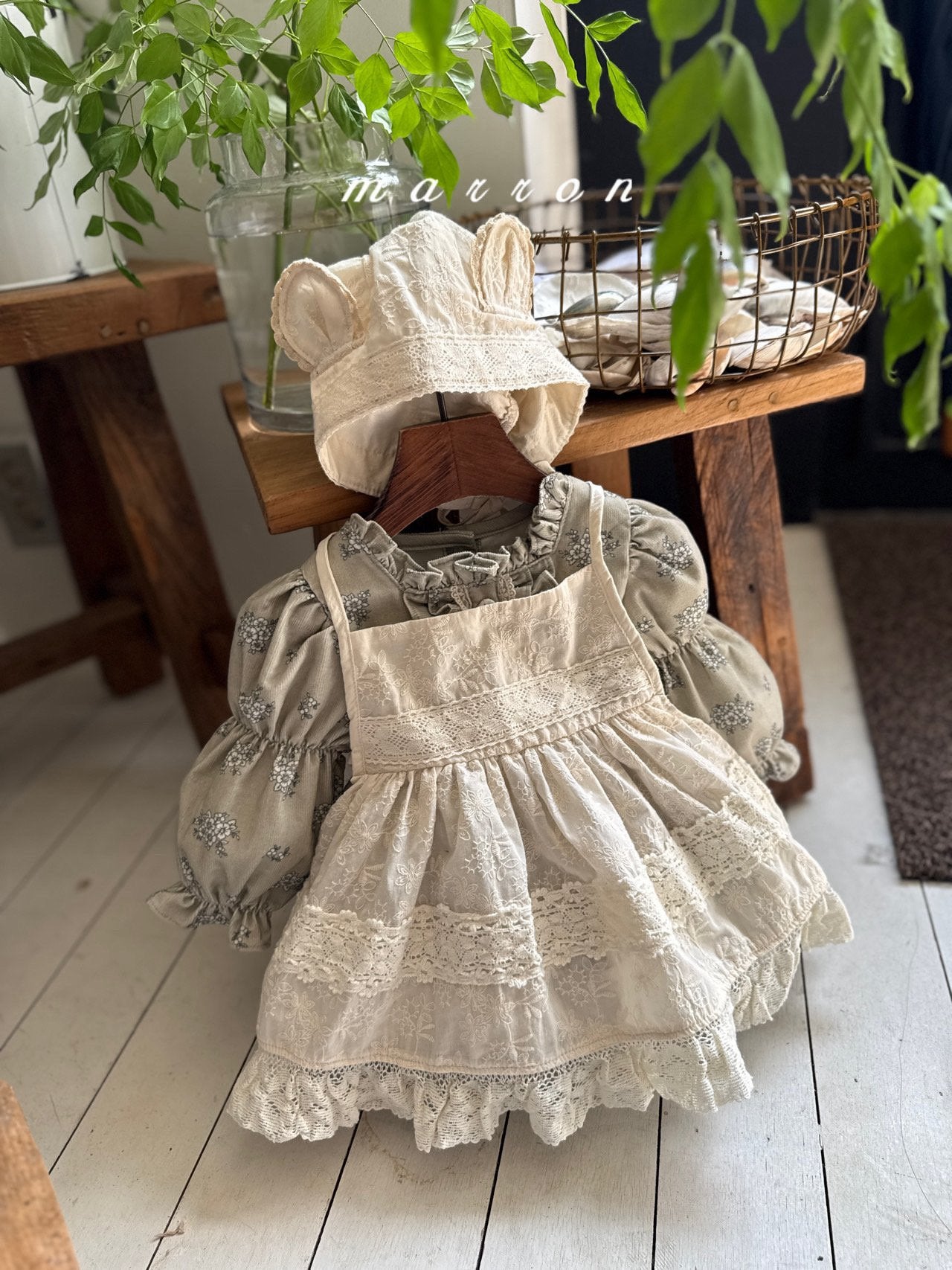 ［marron］Bear bonnet